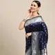 N BLUE__Royal Rajgharana Sarees